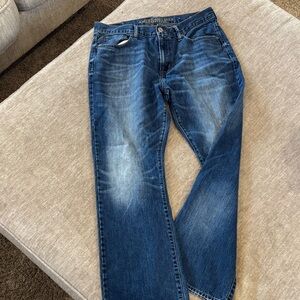 American Eagle Outfitters Dark Blue Bootcut Jeans